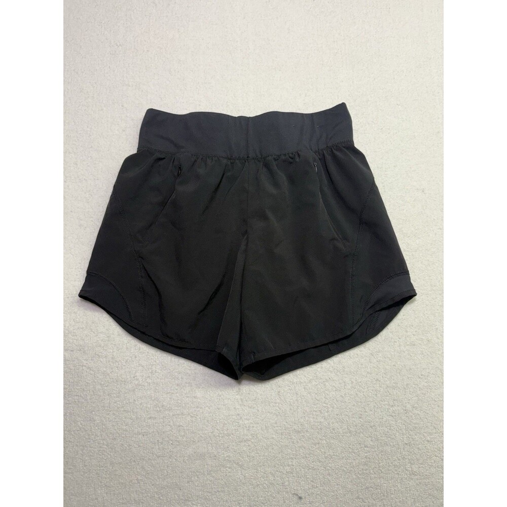 Tek Gear Black Workout Gear Shorts With Zipper Pockets Women Size S